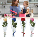 4 Pack Artificial Rose with LED Light Glowing Rose Flowers Gift for Wife Girlfriend Grandma Mother's Day Valentine's Day Birthday Wedding Anniversary - Extra Image