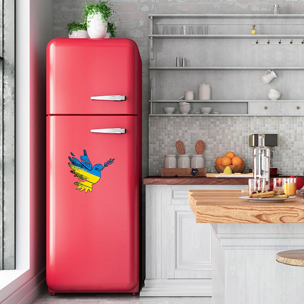 Peace in Ukraine Sticker Peace Dove Decoration Decal Sticker for Car Rear Window Refrigerator Furniture UV Resistant Sticker