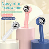 Handheld Fan USB Rechargeable Cooling Fan Silent 2000mAh Fan Summer Cooler Fan for Outdoor Travel