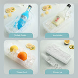 24 Grid Ice Cube Tray with Lid Covered Ice Cube Trays No Spill Ice Cube Cube Box Silicone Ice Cube Maker Tray