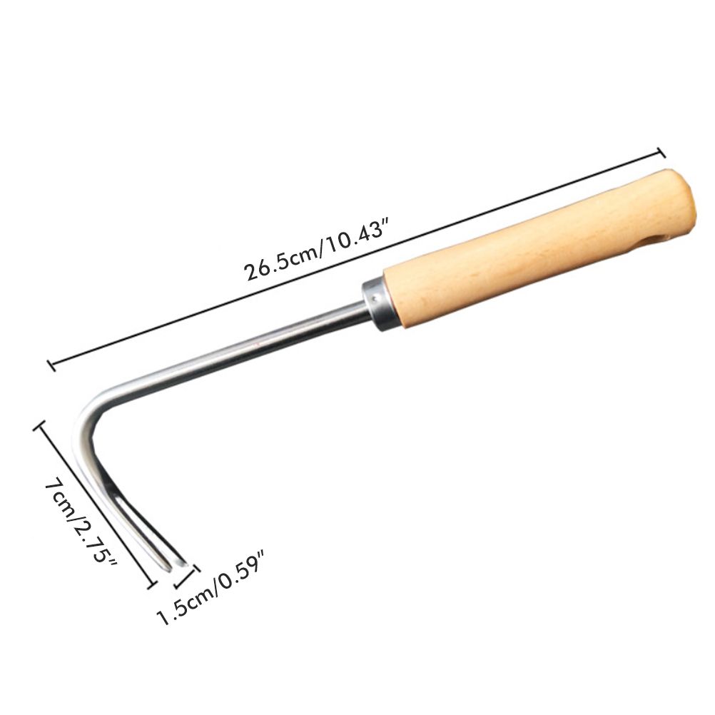 Hand Weed Puller V Shape Weeder Weeding Tools with Handle for Garden Weed Removal Tool Gardening Accessories