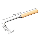 Hand Weed Puller V Shape Weeder Weeding Tools with Handle for Garden Weed Removal Tool Gardening Accessories