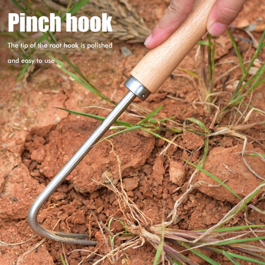 Hand Weed Puller V Shape Weeder Weeding Tools with Handle for Garden Weed Removal Tool Gardening Accessories