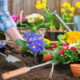 Hand Weed Puller V Shape Weeder Weeding Tools with Handle for Garden Weed Removal Tool Gardening Accessories - Extra Image