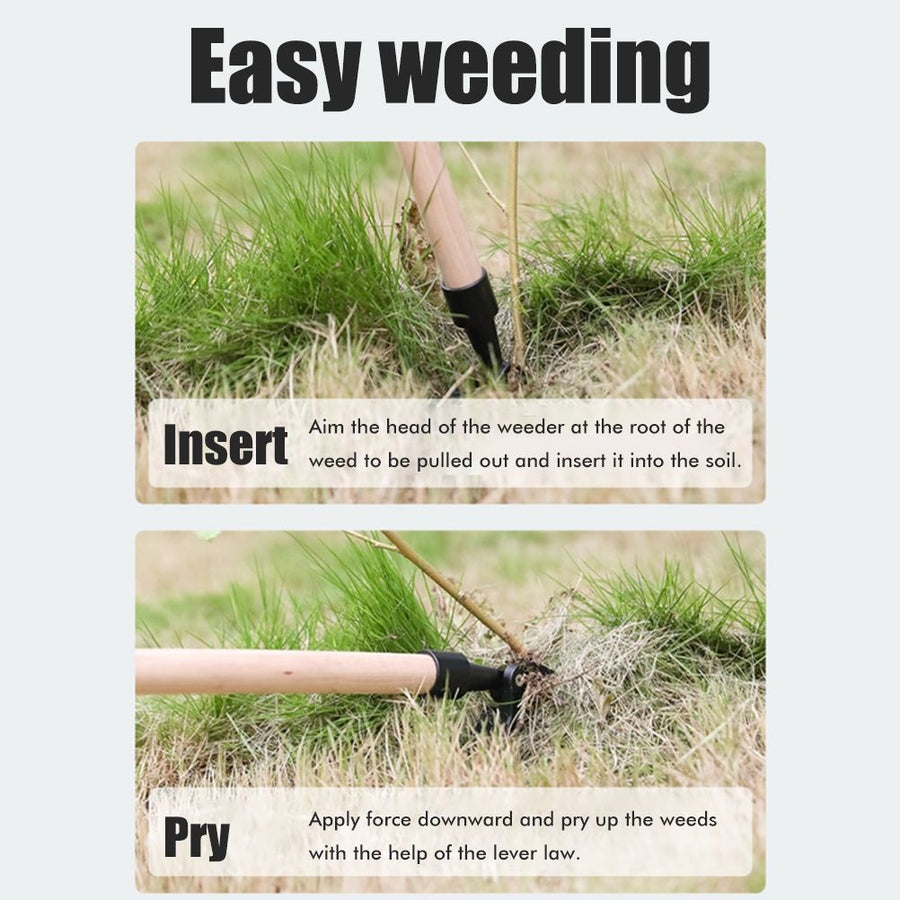 Stand Up Weed Puller Tool Rustproof Weed Remover Tool Hand Weeding Tool Labor Saving Weed Removal Tool