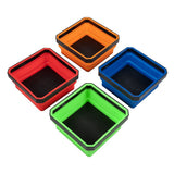 Collapsible Magnetic Parts Tray Tool Tray for Screw Nuts Washers Pins Other Small Parts