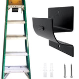 Wall Mount Ladder Grabber Ladder Storage Hook Heavy Duty Metal Ladder Organizer Garage Storage Organizer for Ladder Wheelbarrow Chair