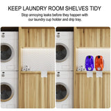 2 Pack Laundry Detergent Holder Detergent Cup Holder Drip Catcher Soap Tray Laundry Soap Dispenser for Fabric Softener Container