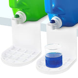 2 Pack Laundry Detergent Holder Detergent Cup Holder Drip Catcher Soap Tray Laundry Soap Dispenser for Fabric Softener Container