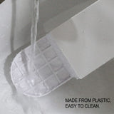 2 Pack Laundry Detergent Holder Detergent Cup Holder Drip Catcher Soap Tray Laundry Soap Dispenser for Fabric Softener Container