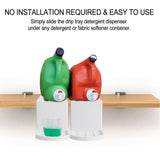 2 Pack Laundry Detergent Holder Detergent Cup Holder Drip Catcher Soap Tray Laundry Soap Dispenser for Fabric Softener Container