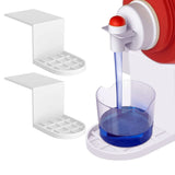 2 Pack Laundry Detergent Holder Detergent Cup Holder Drip Catcher Soap Tray Laundry Soap Dispenser for Fabric Softener Container