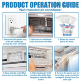60ML Foaming Cleaner Cleaning Spray for Air Conditioner Cleaning Spray Household Quickly Cleaner - Top-Down View