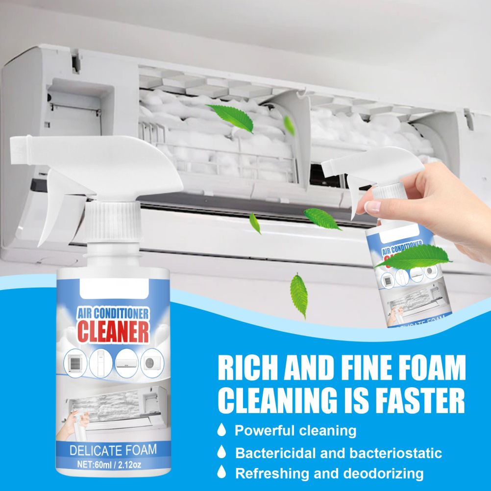 60ML Foaming Cleaner Cleaning Spray for Air Conditioner Cleaning Spray Household Quickly Cleaner
