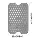 Reusable Double Basket Air Fryer Liners Non Stick Silicone Air Fryer Liners Kitchen Accessories for Dual Basket Air Fryers