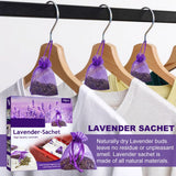 10 Pack Lavender Sachets for Drawers and Closets Perfect for Car Room Air Refreshing Fragrance Sachets Bag - Side View