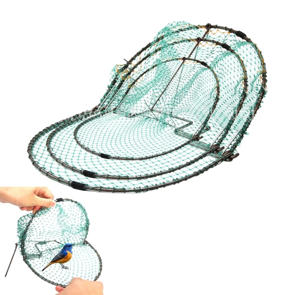 Catching Bird Net Pest Control Humane Live Trap Mesh for Sparrows Pigeons Quail and Birds