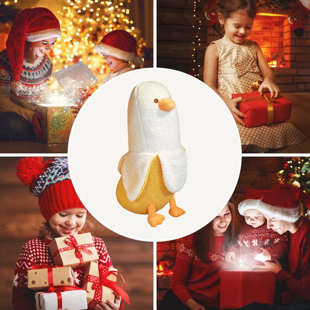50CM Banana Duck Plush Toy Animal Plush Toy Adorkable Gift Cartoon Banana Duck Sleeping Pillow Home Sofa Bed Decoration