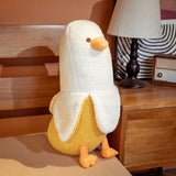 50CM Banana Duck Plush Toy Animal Plush Toy Adorkable Gift Cartoon Banana Duck Sleeping Pillow Home Sofa Bed Decoration - Low Angle