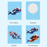 Aquarium Miniature Decoration Diver Figure Fish Tank Decoration Landscape Aquarium Accessories