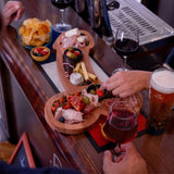 Wooden Food Tray Appetizer Tray Unique Shaped Wooden Serving Tray Decoration for Party Holiday Home Warming
