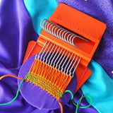 Mini Loom Weave Tool Kit Household Knitting Machine Loom Tamping Machine Speed Weave Tamping Machine - Rear View