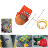 Mini Loom Weave Tool Kit Household Knitting Machine Loom Tamping Machine Speed Weave Tamping Machine - Low Angle