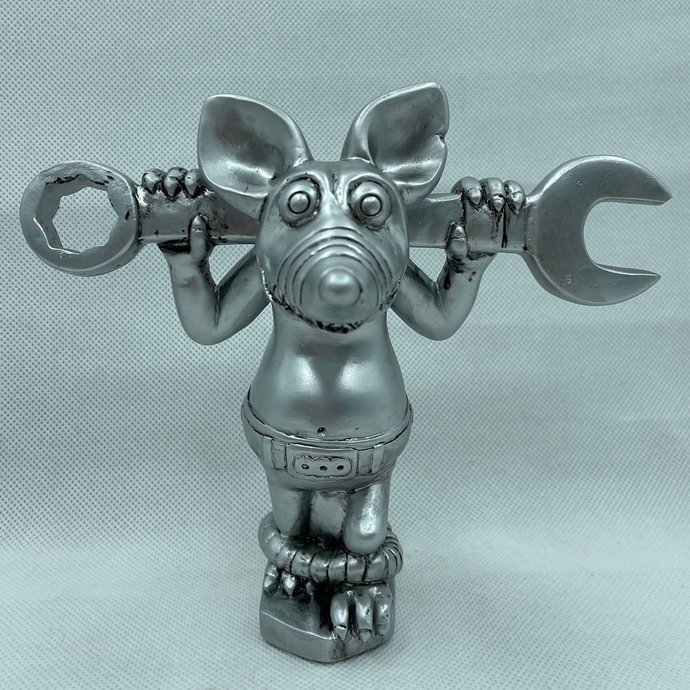 Mouse Statues Resin Animal Figurines for Home Garden Decoration
