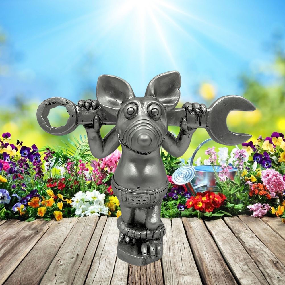 Mouse Statues Resin Animal Figurines for Home Garden Decoration