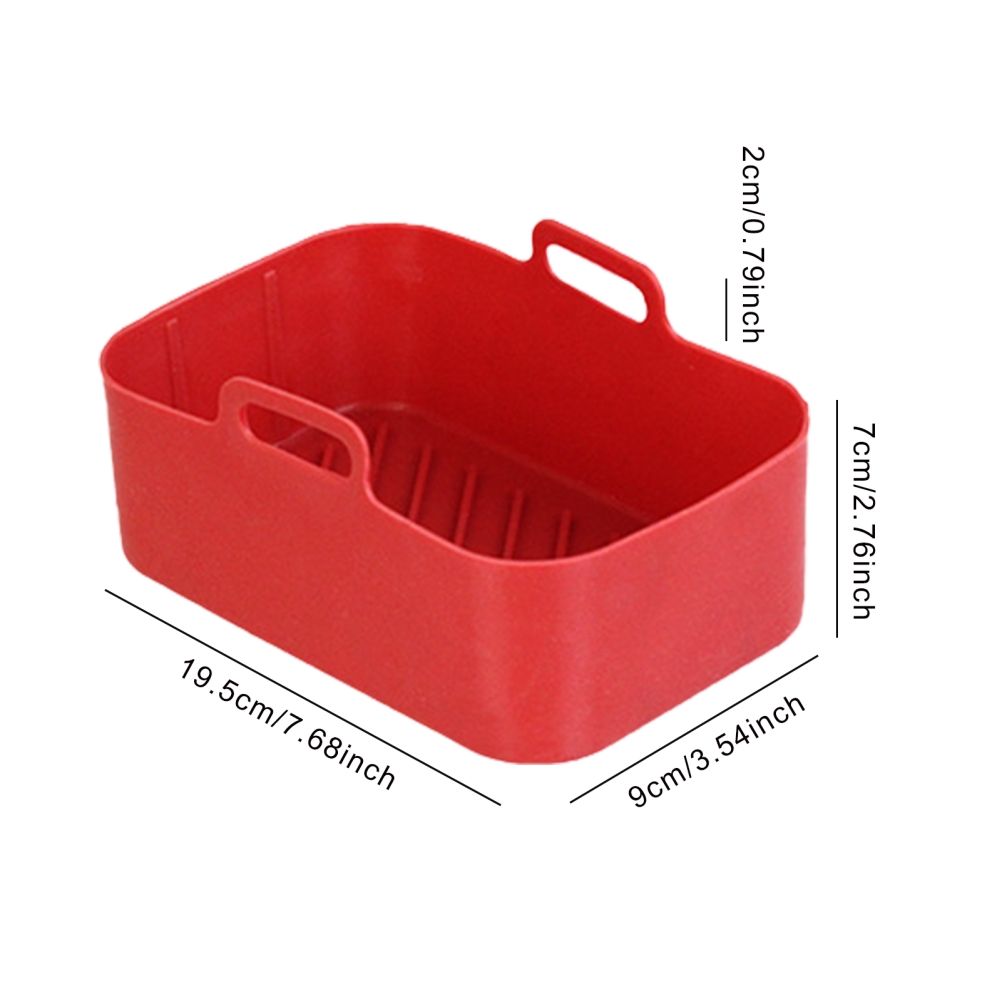 Air Fryer Silicone Pot Food Grade Silicone Double Basket Air Fryer Liners Kitchen Accessories Compatible for Ninha DZ201 Foodi 8QT Dual Basket Air Fryers