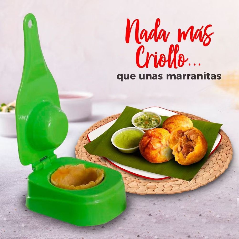 Banana Patacones Mould Plastic Kitchen Tostones Meatball Maker Mould Keuken Gadget Bakken Gebak Diy Mould