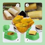 Banana Patacones Mould Plastic Kitchen Tostones Meatball Maker Mould Keuken Gadget Bakken Gebak Diy Mould