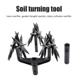 Rotary Cultivator Tool Garden Handheld Tiller Cultivator Cordless Tiller for Reseeding Grass Or Soil Mixing
