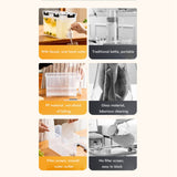 3.5 L Plastic Drink Dispenser Beverage Dispenser with Spigot Iced Juice Dispenser for Fridge Party Daily Use
