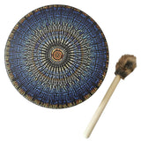 Shaman Drum with Drum Stick Vegetarian Shaman Fire Drum Home Ornament Shamanic Drum Hand Drum for Kids Adults