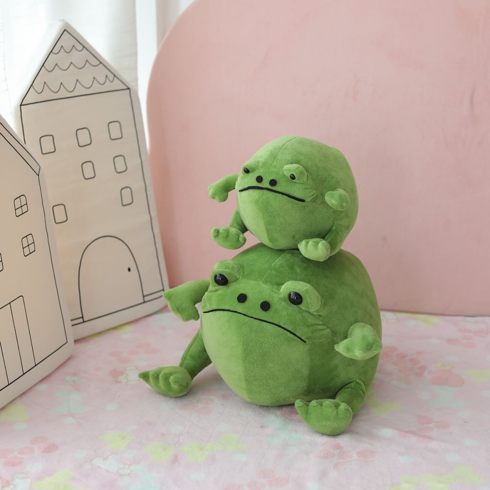Cute Ugly Frog Plush Cartoon Stuffed Animal Toys Home Decoration Gift for Kids Children Girls Boys