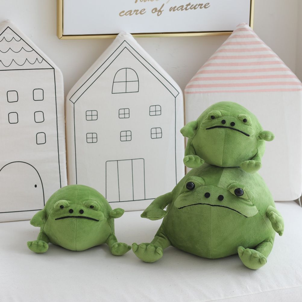 Cute Ugly Frog Plush Cartoon Stuffed Animal Toys Home Decoration Gift for Kids Children Girls Boys