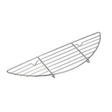 Small Half Round Cooling Rack 304 Stainless Steel Grill Rack Food Cooling Rack Food Strainers Anti Scorching Grill Racks - Side View