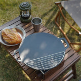 Small Half Round Cooling Rack 304 Stainless Steel Grill Rack Food Cooling Rack Food Strainers Anti Scorching Grill Racks - Rear View