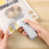 Mini Bag Sealer Rechargeable Heat Sealer Food Bag Sealer for Food Storage Portable 2 in 1 Sealer and Cutter for Plastic Bags