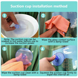 Double Layer Cat Window Hammock Cat Window Perch Strong Suction Cups Cat Hammock for Window Kitty Sunny Seat - Rear View