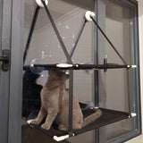 Double Layer Cat Window Hammock Cat Window Perch Strong Suction Cups Cat Hammock for Window Kitty Sunny Seat