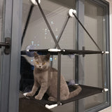 Double Layer Cat Window Hammock Cat Window Perch Strong Suction Cups Cat Hammock for Window Kitty Sunny Seat - Extra Image