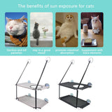 Double Layer Cat Window Hammock Cat Window Perch Strong Suction Cups Cat Hammock for Window Kitty Sunny Seat - Extra Image