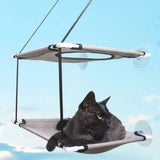 Double Layer Cat Window Hammock Cat Window Perch Strong Suction Cups Cat Hammock for Window Kitty Sunny Seat - Extra Image