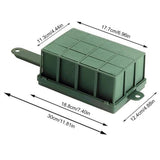 Floral Foam Cage with Floral Foam Rectangle Flower Foam Cage Holder for Fresh Flower Arrangement Foam Cage with Handle