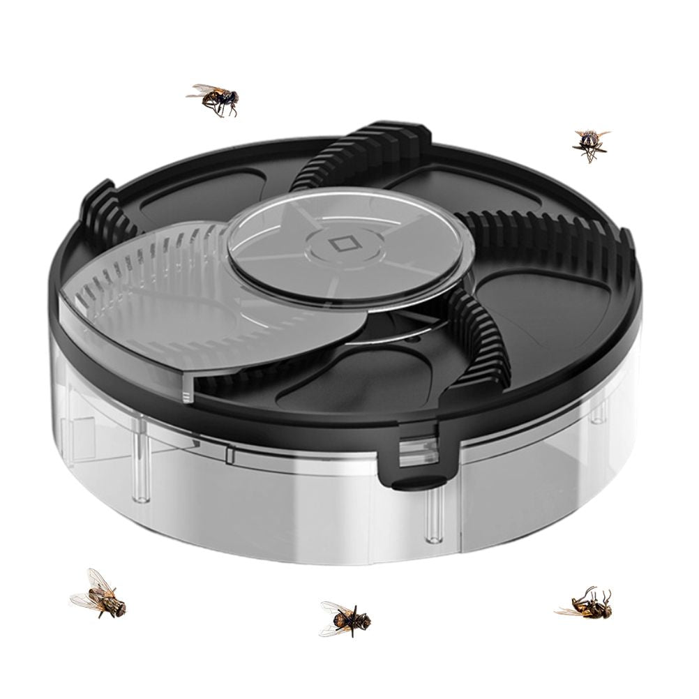 Electric Automatic Rotating Fly Trap Rechargeable Powerful Household Fly Trap for Family Indoor Use