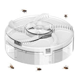 Electric Automatic Rotating Fly Trap Rechargeable Powerful Household Fly Trap for Family Indoor Use