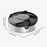 Electric Automatic Rotating Fly Trap Rechargeable Powerful Household Fly Trap for Family Indoor Use - Side View