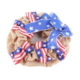 Patriotic Independence Day Wreath for Front Door 4th of July Wreath Memorial Day Wreath Summer Hanging Garland Home Decor